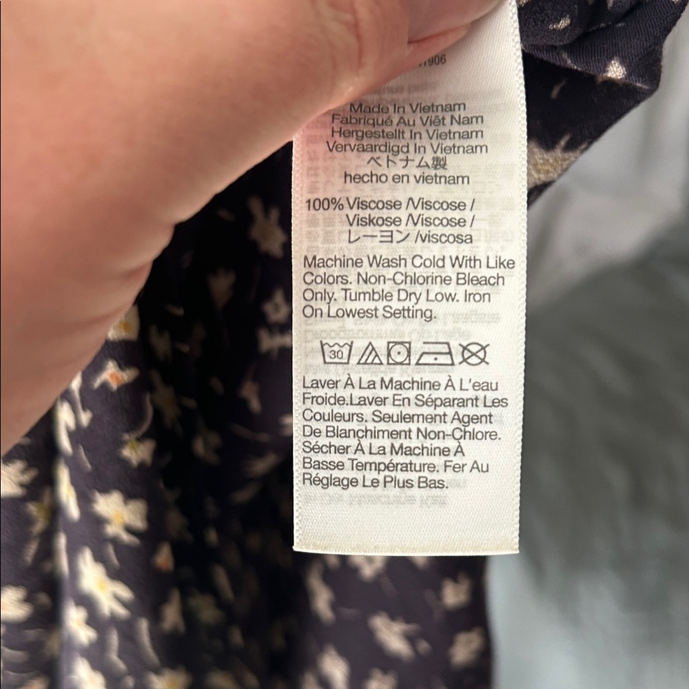 Floral Print Slip Skirt - Picture 5 of 5